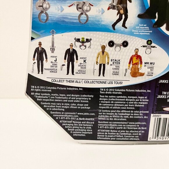 2012 Men In Black 3 Boris Cosmic Quick Shift 4 Inch Action Figure Jakks - Picture 14 of 16